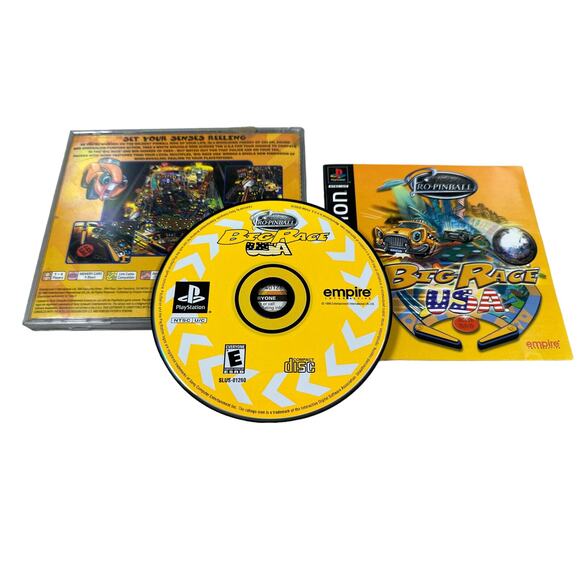 Pro Pinball: Big Race USA (Sony PlayStation 1, 2000) Complete, Tested - Picture 1 of 5